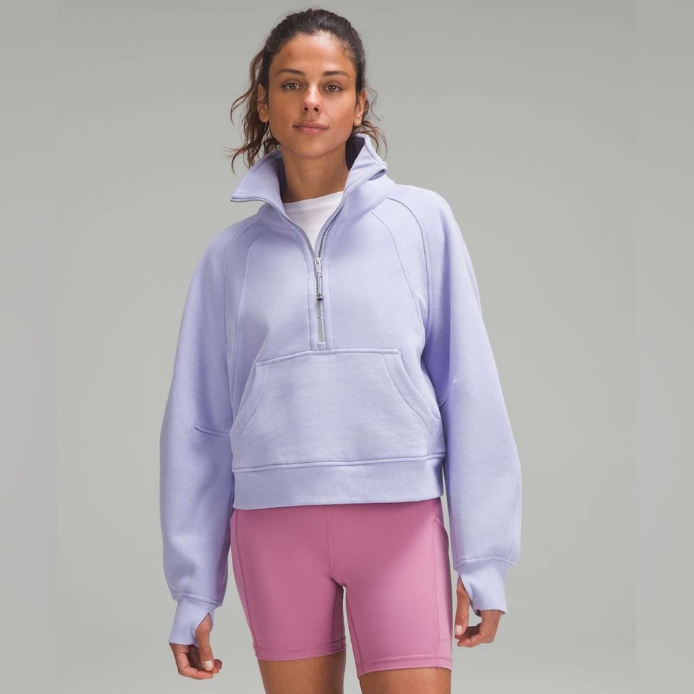Lululemon Funnel Neck Scuba - Lilac Smoke
